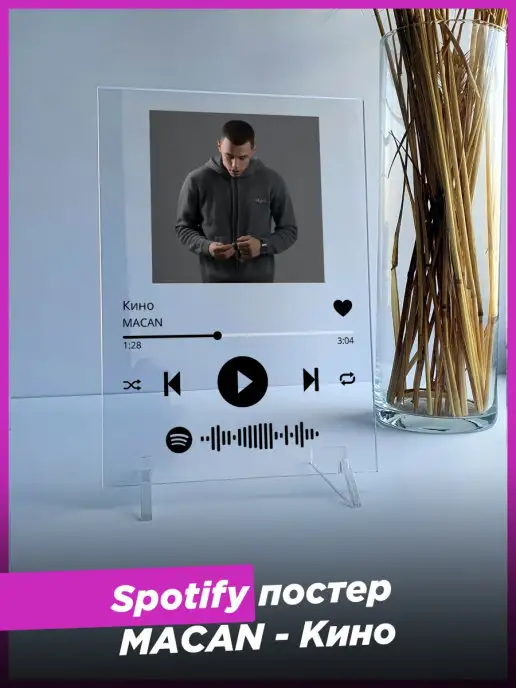 Spotify Poster Spotify постер macan макан подарок другу любимой подруге