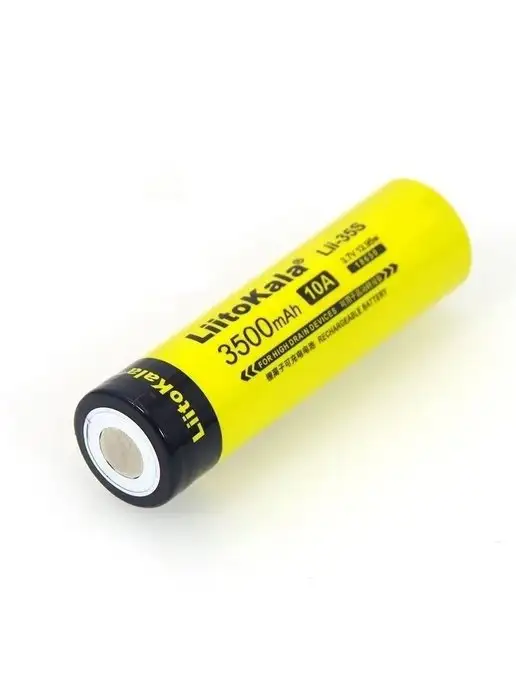 liitokala Аккумуляторные батарейки 18650 3.7V для фонарика, 1 шт, 1 шт, фото 2