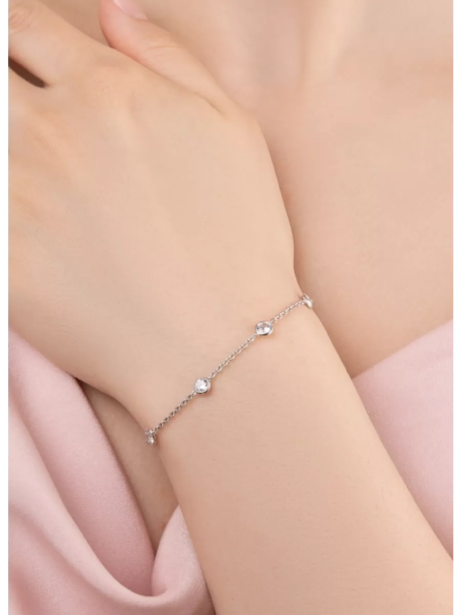 Pantera_jewellery Браслет женский серебро 925 на руку цепочка