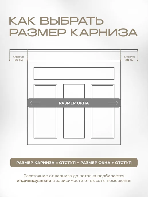 Peora Карниз для штор потолочный 300 см, белый, фото 8