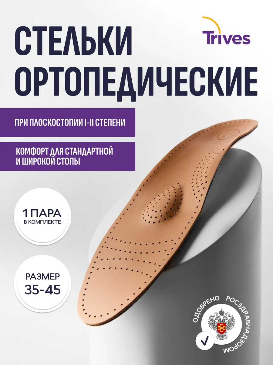Ортопедические стельки от плоскостопия и запаха