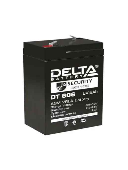 DELTA BATTERY Аккумулятор DELTA DT 606 (6V 6Ah)