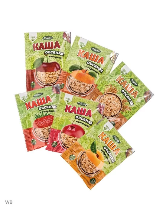 Радово Каша овсяная Ассорти 8 вкусов 40шт, безмолочная, фото 7