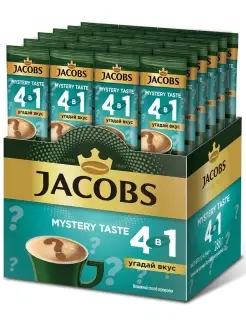 Напиток кофейный растворимый 4 в 1 Mystery Taste, 24ш х 12г Jacobs 79648173 купить за 6 411 ₽ в интернет-магазине Wildberries