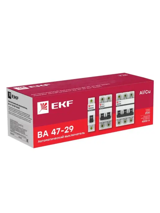 EKF Автоматический выключатель однополюсный 16АС 4,5кА 4 шт, 4 шт, фото 4