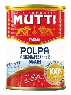 Томаты мелконарезанные 400 г, Италия MUTTI 79701312 купить за 285 ₽ в интернет‑магазине Wildberries