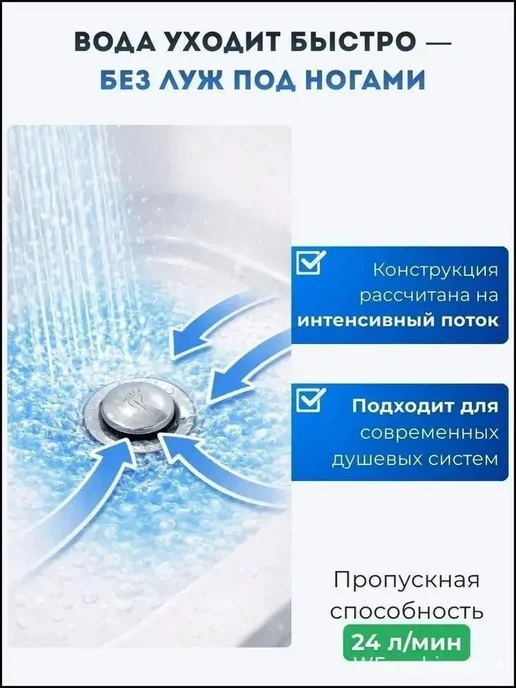 Душ Комплект Сифон для душевой кабины, белый, фото 3