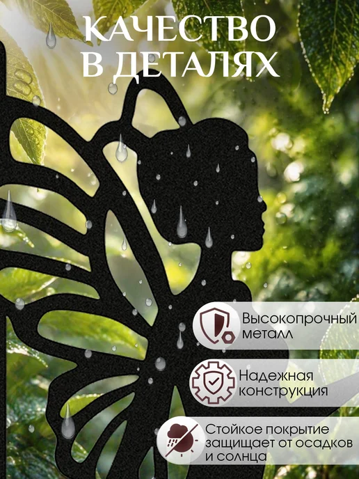 ComfyDecor Держатель для цветов подвес для кашпо, черный, фото 3