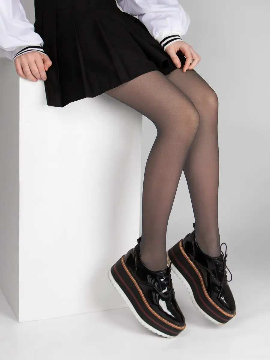 девочки малолетки в чулках Колготки капроновые для девочки подростка нарядные 20 ден Соль&Перец 79867051 купить в интернет-магазине Wildberries