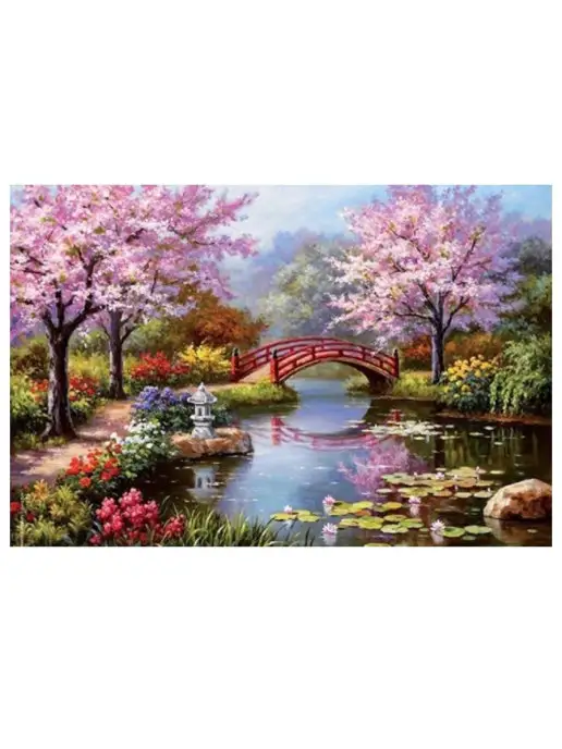 Lea Store Алмазная мозаика без подрамника 20*30 см, пейзажи, 20x30 см, фото 3