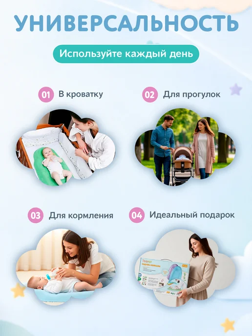 Teplokid Кокон для новорожденного гнездышко ортопедический для сна, вариант, фото 7