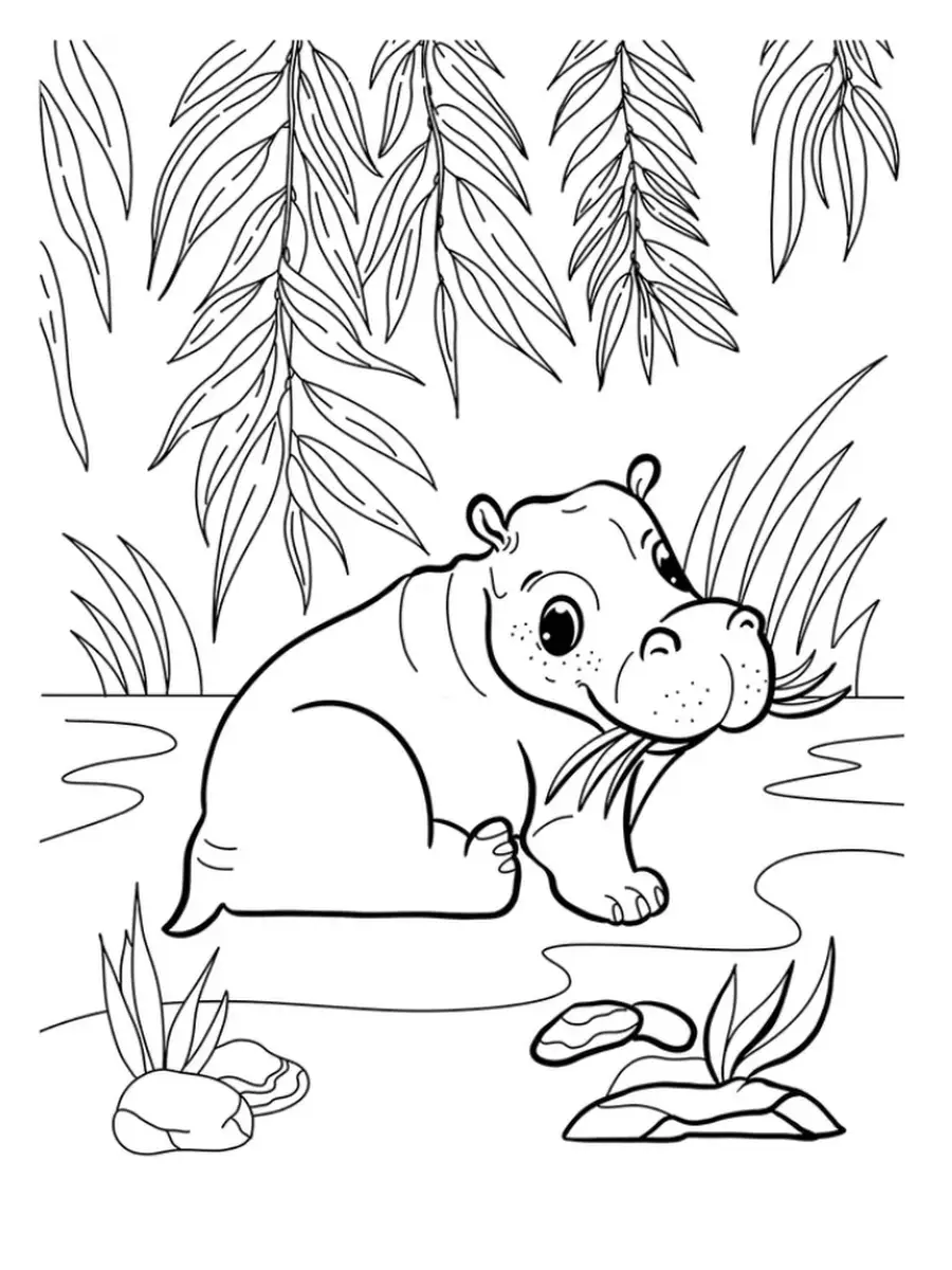 Я Бегемот (раскраска внутри) Альпина Паблишер 79936122 купить в  интернет-магазине Wildberries