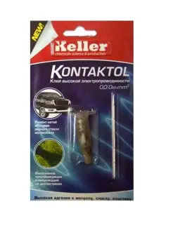 Клей Keller токопроводный на серебре Контактол-A, 2 гр. Keller 79971907 купить за 420 ₽ в интернет-магазине Wildberries