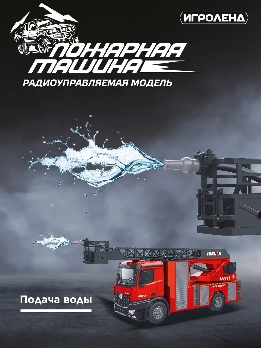 Пожарная машина ИГРОЛЕНД 79986594 купить за 8 605 ₽ в интернет-магазине  Wildberries