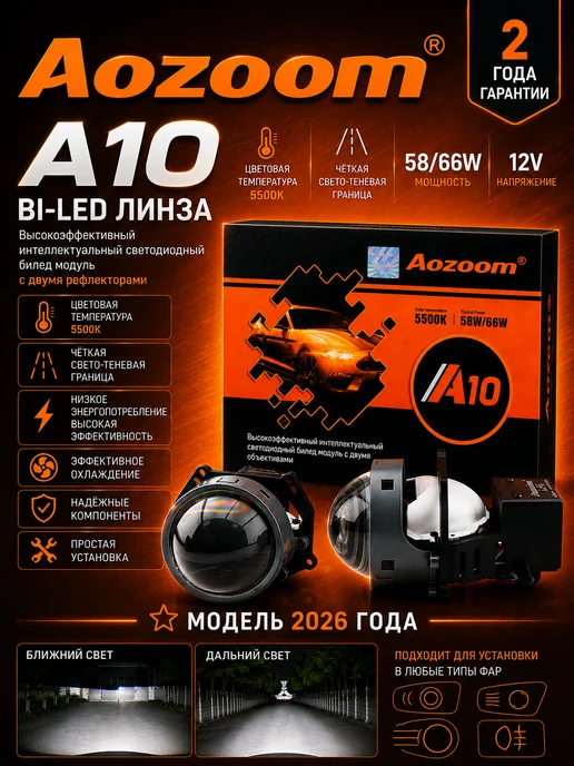 BiLed Aozoom A10 Unicorn, вариант