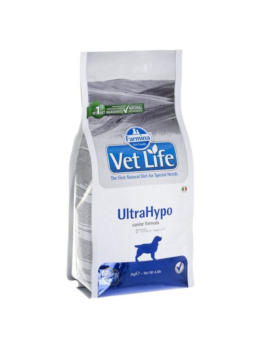 Vet life ultrahypo для собак. Farmina vet Life ULTRAHYPO для собак. Farmina vet Life Dog для собак ультрагипо 2 кг. Фармина ультрагипо для щенков.