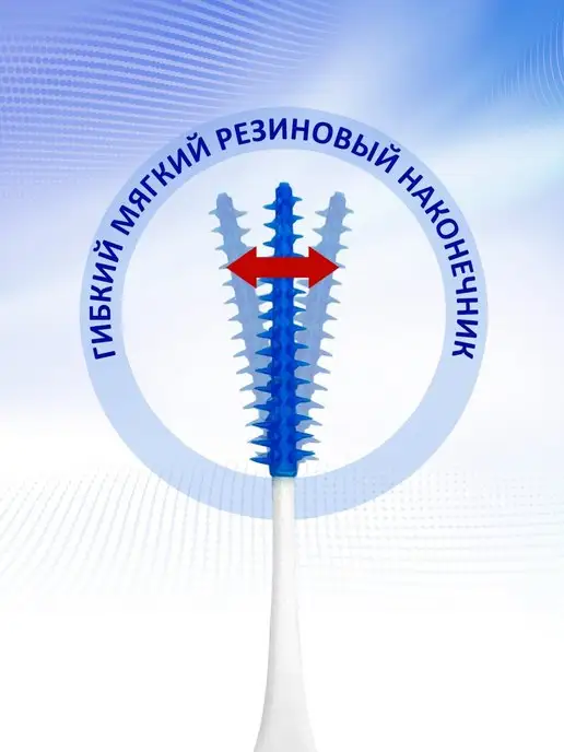 Dontalex Силиконовые конические межзубные ершики для брекетов 1-2 мм, 40 шт, фото 3