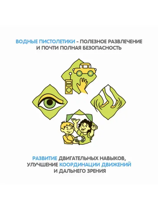 Bondibon Игрушечный водный пистолет с помпой Морской конек, вариант, фото 8