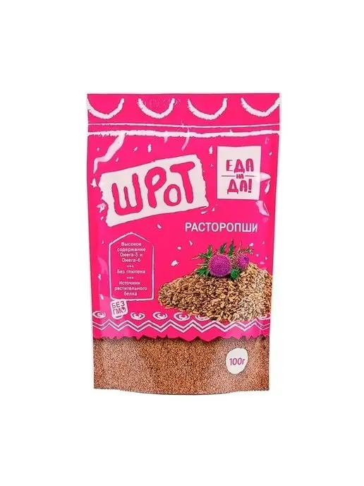 Еда на Да Шрот расторопши для печени, 300 г, 300 г, фото 8
