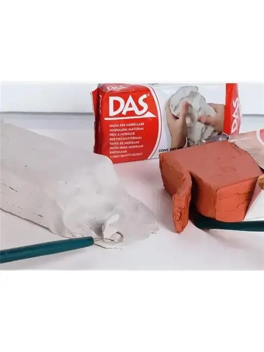 Das. Масса DAS, для моделирования, 500 гр, Белый, 1 кг, фото 2