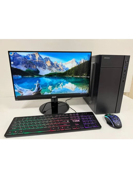 Компьютерс Компьютер с монитором 20" intel 4 ядра GT-610 4GB SSD-128G, 4 ГБ, 128 г, фото 4