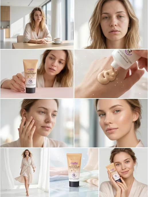 Galant Cosmetic Крем тональный персик, тон № 5, 50 мл, фото 5