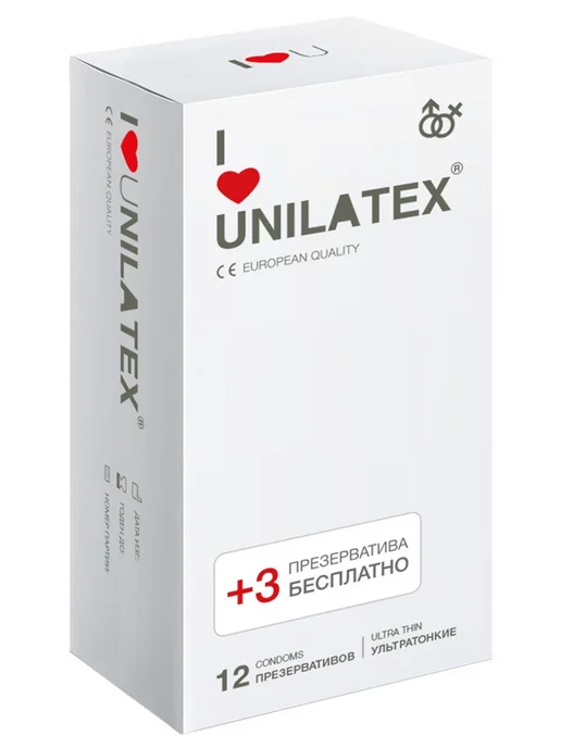 Unilatex Презервативы natural ultrathin, ультратонкие, 15 шт, 15 шт, фото 8