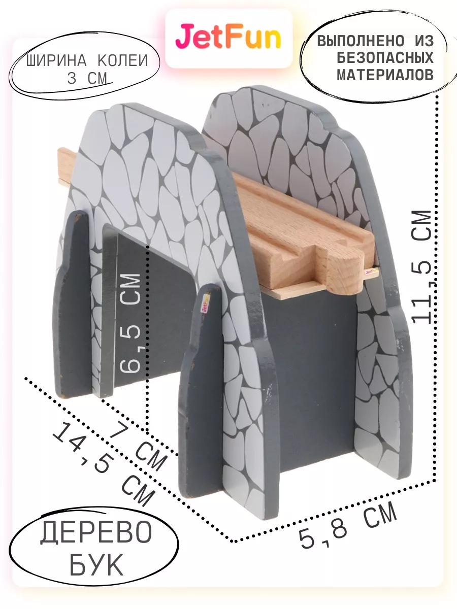 Арка-мост для деревянной железной дороги EDWONE 81331387 купить в  интернет-магазине Wildberries