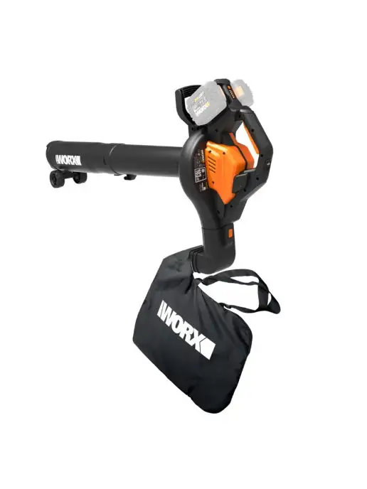 worx Воздуходувка-пылесос WG583E.9 40V аккумуляторная, вариант, фото 6