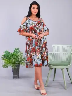 Платье большие размеры ROYAL TEXTIL 81345698 купить за 652 ₽ в интернет-магазине Wildberries