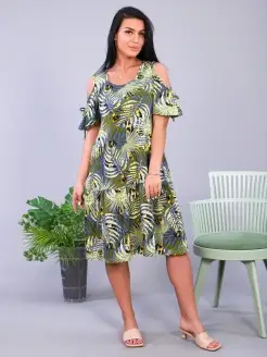 Платье большие размеры ROYAL TEXTIL 81347290 купить за 652 ₽ в интернет-магазине Wildberries