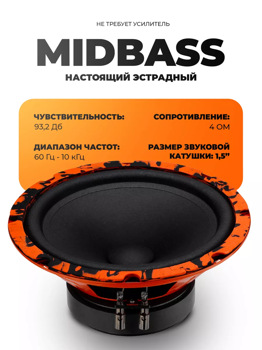 Динамики Gryphon Pro Midbass 200 Dl AUDIO 81367246 купить в  интернет-магазине Wildberries