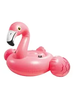 Intex 57558 Надувной плот Фламинго, 142х137х97см
