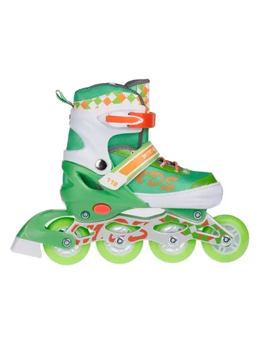 BABY STYLE. Роликовые коньки детские ролики раздвижные спортивный товар, зеленый, фото 6