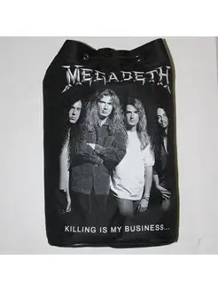 Торба Megadeth спина Killing Is My Business РОК-ПОЗИТИФ 81525336 купить за 783 ₽ в интернет-магазине Wildberries