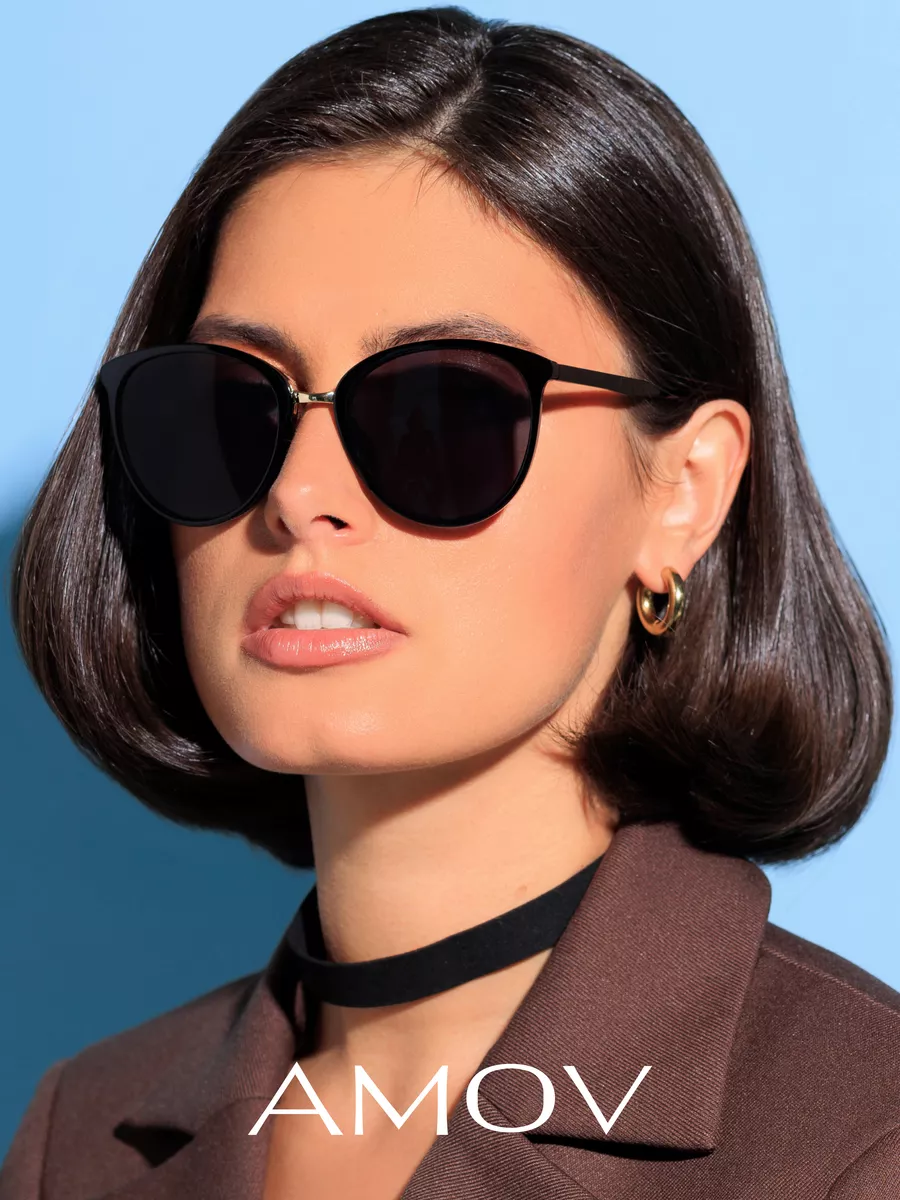 Женские солнцезащитные очки — купить в интернет-магазине Ламода