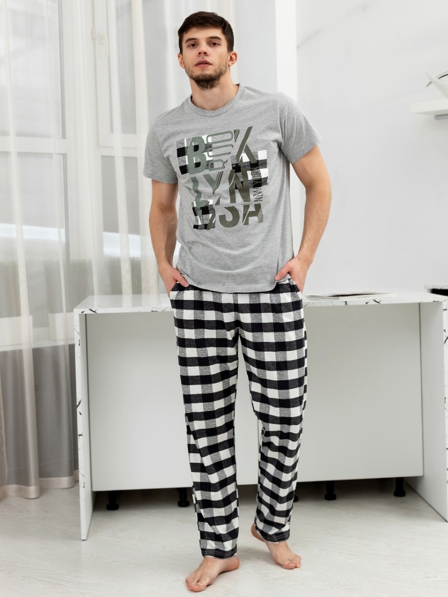 Бариз. Пижамы мужские футболка и штаны. Бариз пижамы муж.
