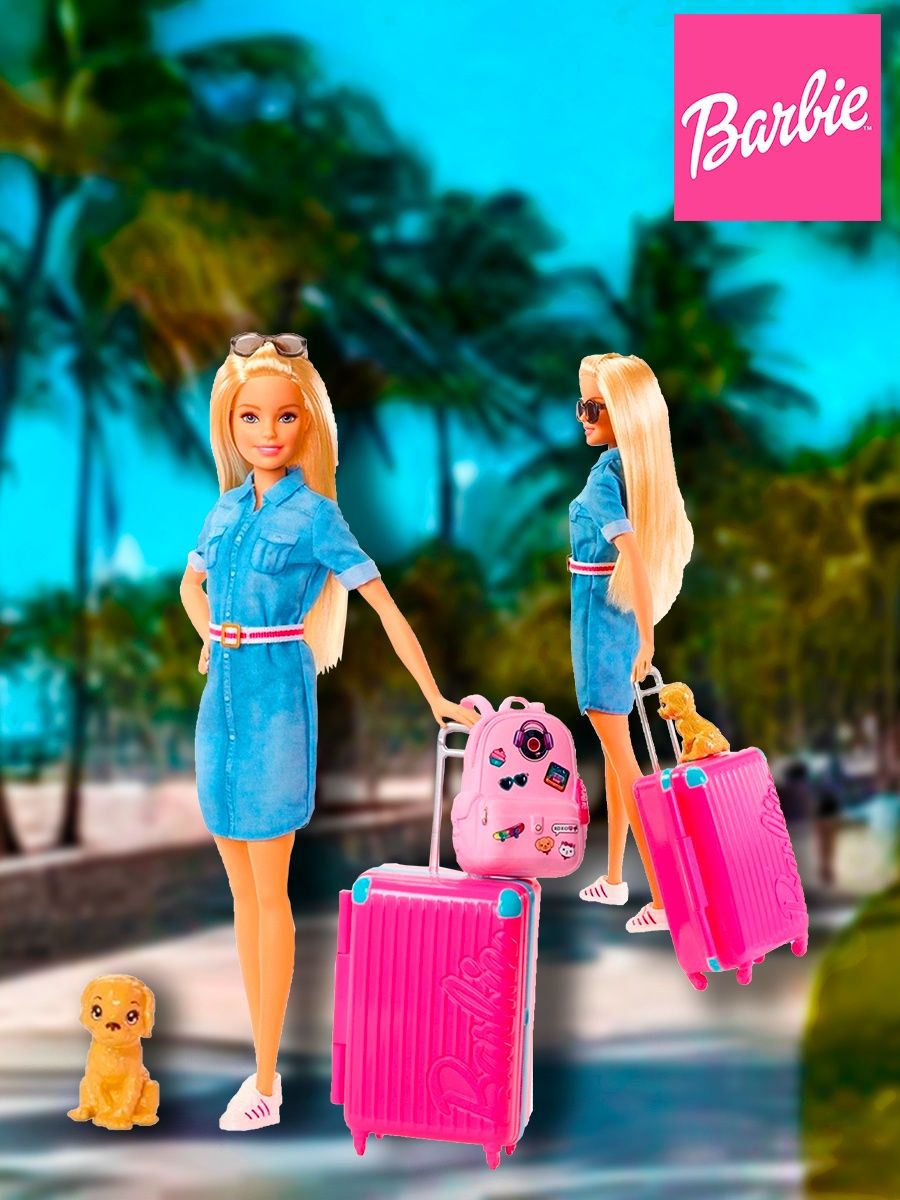 Набор Кукла Barbie Путешествия с аксессуарами Barbie 81582020 купить в  интернет-магазине Wildberries