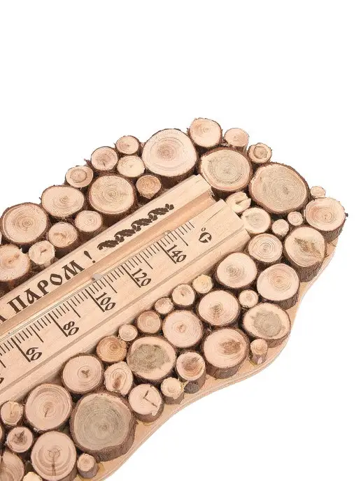 AGACH мебель Термометр для бани из можжевельника, коричневый, фото 2