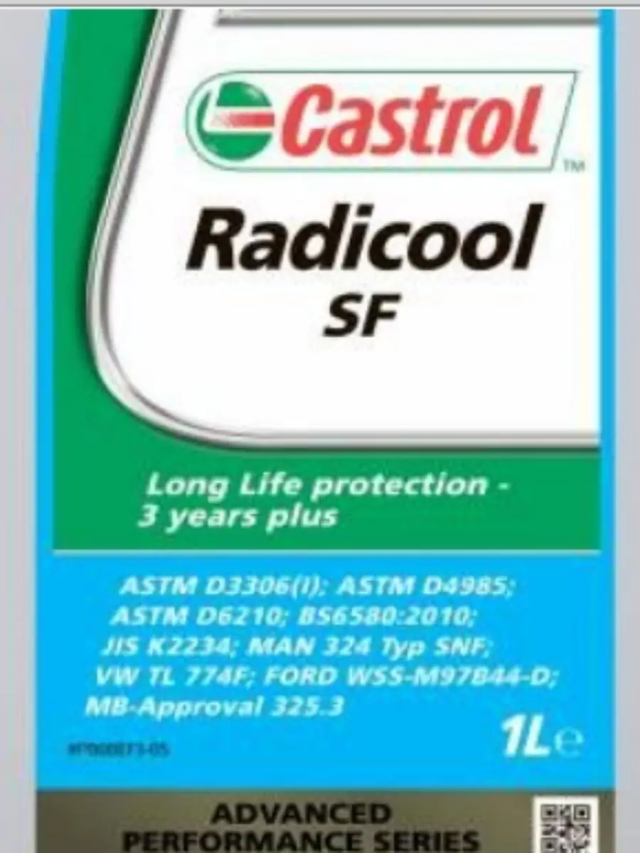 Антифриз CASTROL SF 1л, охлаждающая жидкость для авто, концентрат  охлаждающей жидкости CASTROL 81591720 купить за 4 161 ₽ в интернет-магазине  Wildberries