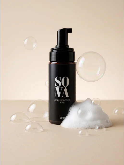 SOVA De Luxe Защитный мусс для кожи маникюра и педикюра, 150 мл, фото 4