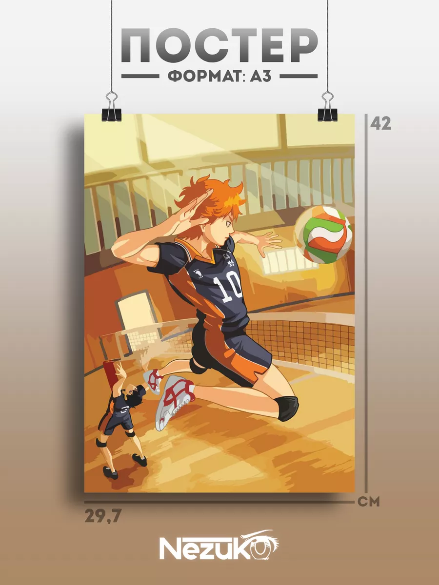 Nezuko Постер аниме Волейбол (Шое Хината)