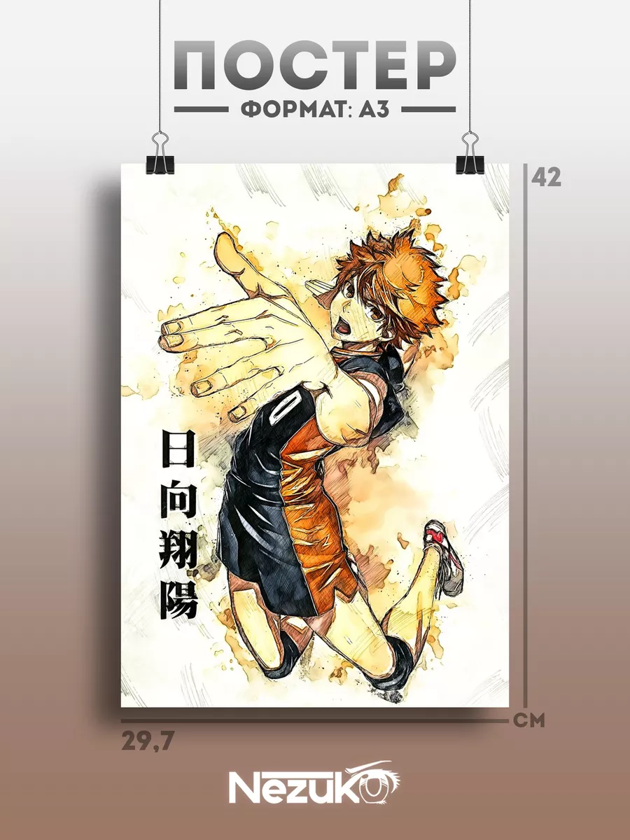 Nezuko Постер аниме Волейбол (Шое Хината)