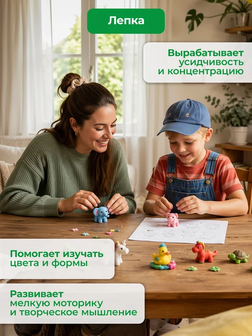 Brauberg Пластилин легкий воздушный застывающий 36 цв, 360г, 3 стека, 360 г, фото 8