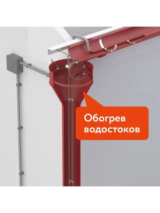 IndAstro Lite Греющий кабель для водопровода наружный 5 м, 10 м, фото 4