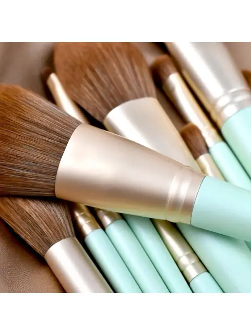 ViVi Makeup Набор кистей для макияжа лица бровей и глаз, 12 шт, фото 5