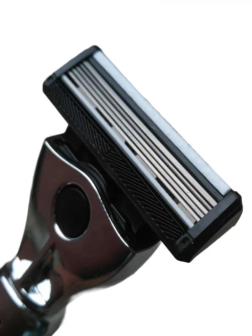 Wilkinson Sword Henry Nock Бритвенный мужской станок с 1 кассетой, Quattro, черный, фото 8