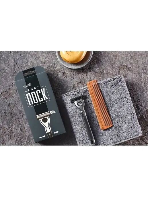 Schick Бритва мужская с 1 кассетой, Quattro Henry Nock, черный, фото 4