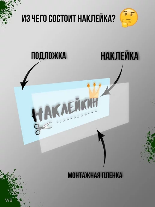 Наклейкин Наклейка "Полосы на зеркала", черный, фото 6