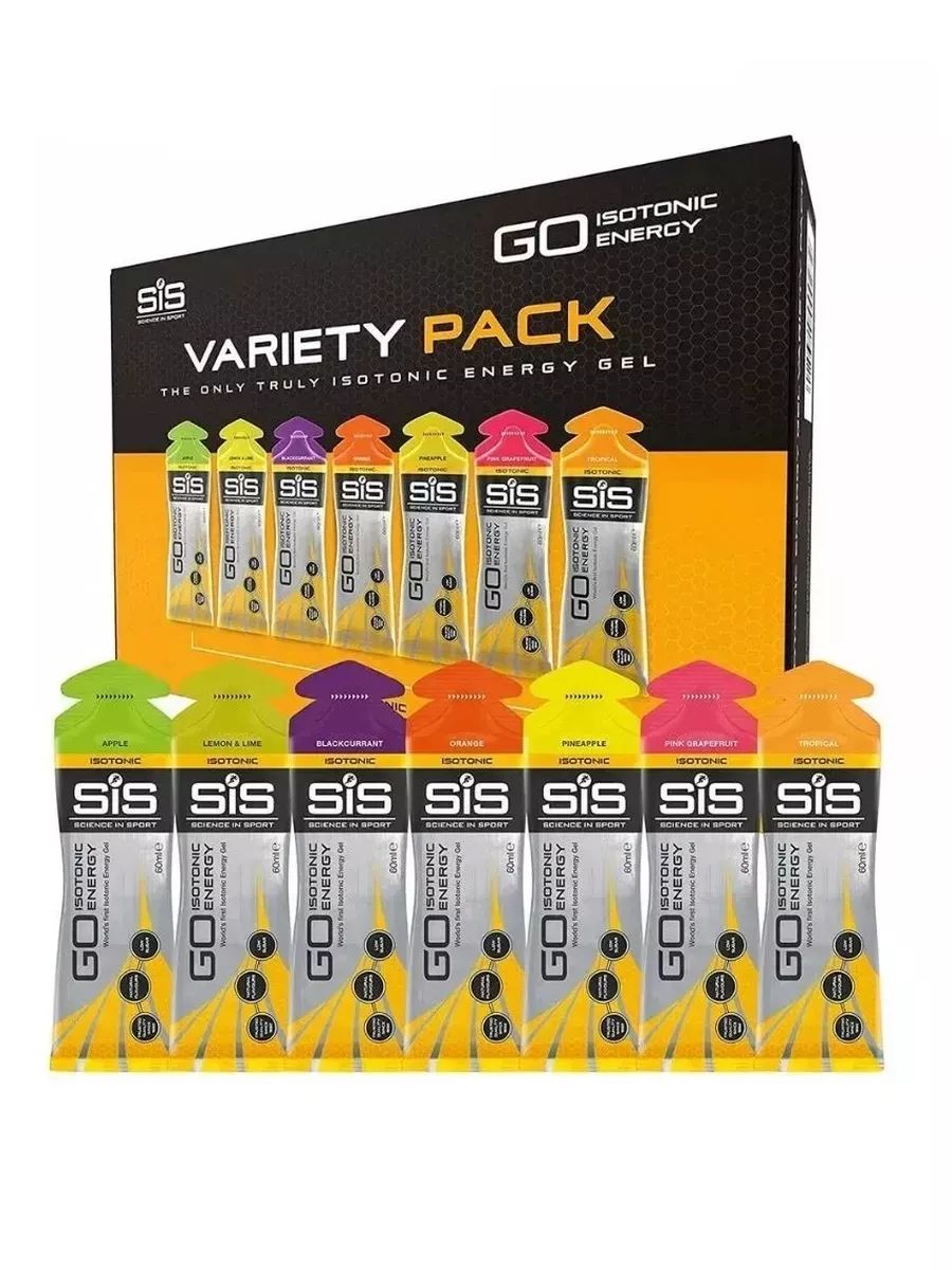 Набор гелей SiS VARIETY PACK, 7 вкусов